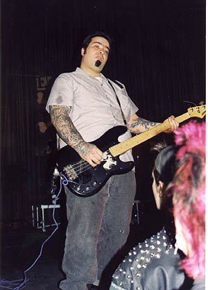 One of their bass players, I dont know who the fuck he is..